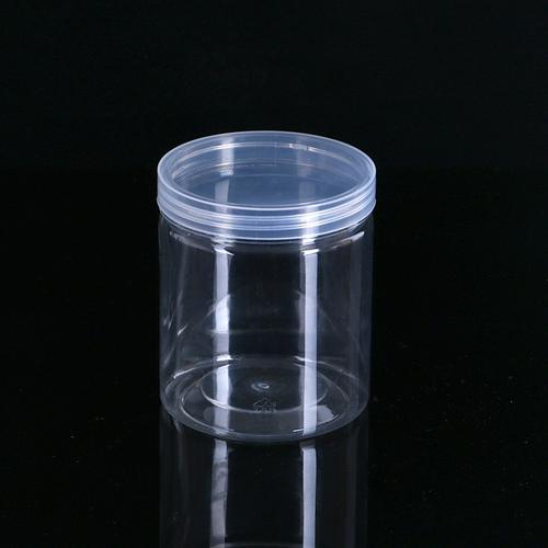 生产厂家 螺旋口塑料罐 食品螺纹罐 零食干果包装容器
